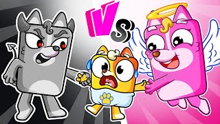 Mamá Ángel vs  Mamá Demonio 😈😇 Canciones infantiles y rimas para niños de Baby Ringo