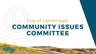 May 13, 2026 - Community Issues Committee Meeting