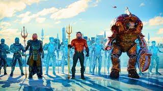 Aquaman Reveals The Kingdom of Atlantis to the World and Unites to Defeat All Common Enemies