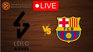 🔴 Live: Lyon-Villeurbanne vs Barcelona | EuroLeague 2024-2025 | Live Play by Play Scoreboard