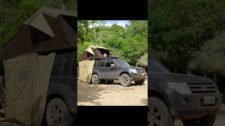 Barraca de teto Pajero Full #nature #camper #aventura #overlander #camping #roadtrip #expedição