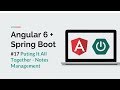 [Angular 6 + Spring Boot] #17 Putting it all together 2