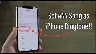 how to set any song as ringtone on iphone (no computer)