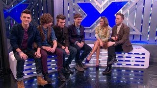 Union J's e-X-it interview - The Xtra Factor - The X Factor UK 2012