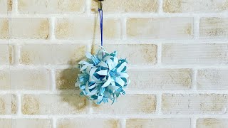 Origami Kusudama Wall hanging - Easy and Beautiful Flower Ball