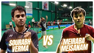 MEIRABA MAISANAM VS SOURABH VERMA:YONEXSUNRISE ALL INDIA SENIOR RANKING BANGALORE 2024