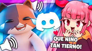 Trolleo en Discord con voz de niño pequeño a *Chica Youtuber* en el Evento de @CapitanGato