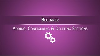 Adding & Deleting Sections | Moodle Beginner