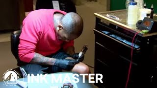 King Ruck Forced to Tattoo On Himself? | Top 5 Moment from Ink Master Season 4