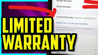 What Does LIMITED WARRANTY Mean On my iPhone? Limited Warranty Apple Meaning 2022