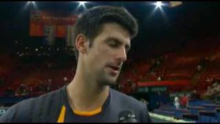 Paris 2009 Final Interview Djokovic