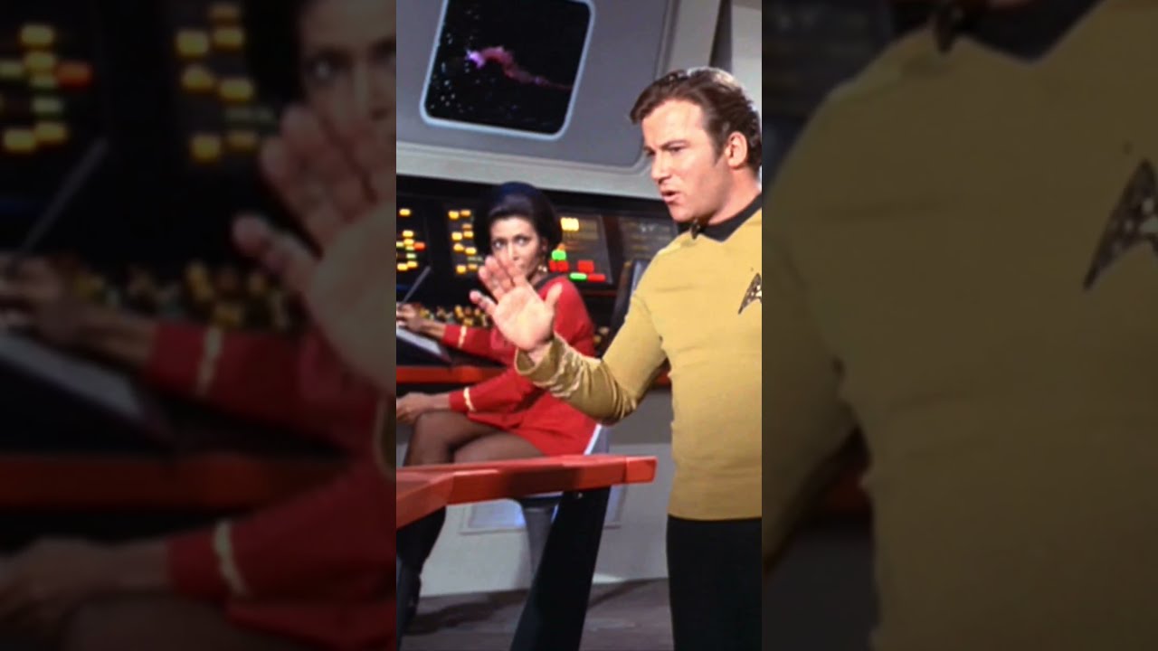 Uhura dealing with Captain Kirk being a mess #starfleet #startrekonline #startrek #shortsfeed #short
