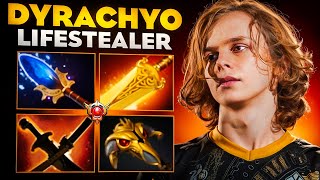 ДУРАЧЬЕ НА СИГНАТУРНОМ ГУЛЕ РАЗНОСИТ КАРТУ🔥| Dyrachyo Lifestealer 7.37e