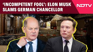 Germany Car Crash News | 'Incompetent Fool': Elon Musk Slams German Chancellor Over Market Attack