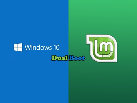 How To Dual Boot Windows 10 And Linux Mint - YouTube