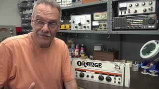 How to repair Orange OR120 100 watt EL34 tube guitar amp famous concert machine