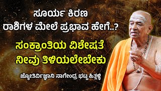 ಸೂರ್ಯ ಕಿರಣ ರಾಶಿಗಳ ಮೇಲೆ ಪ್ರಭಾವ ಹೇಗೆ? ಜ್ಯೋತಿರ್ವಿಜ್ಞಾನಿ ನಾಗೇಂದ್ರ ಭಟ್ಟ ಹಿತ್ಲಳ್ಳಿ - Shreeprabha Studio