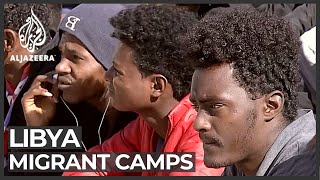 40,000 people living in makeshift detention centres in Libya