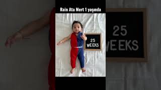 Rain 1 yaşında (52 hafta fotoğraf çektik) #happybirthday