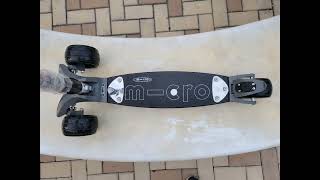 Micro Kickboard Monster - Volcano Grey 成人滑板車開箱試車 - Sammy Tang \u0026 Sabella