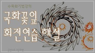 2019-054 국화꽃잎 회전연습 해설