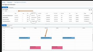 How to find and read your class schedule