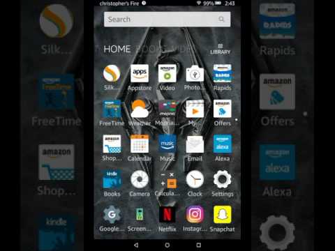 Decluttering the home screen of your kindle fire 7 Decluttering the home screen of your kindle fire 7