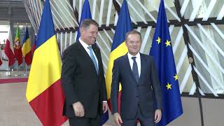 STIRIPESURSE.RO  Intalnire Klaus Iohannis cu Donald Tusk, la Bruxelles