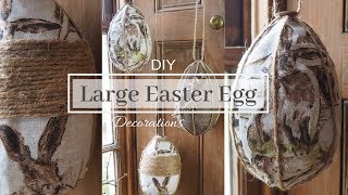 DIY Large Easter Egg Decorations