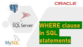 WHERE clause in SQL Server (DML, Filter table rows)