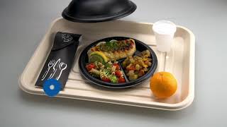 Introducing The Dinex Bagasse Disposable Tray