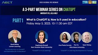 2023 ChatGPT Webinar Series Part 1