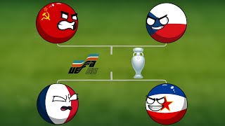 History of Euro 1960 in Countryballs ⚽️ | A flashback into the first_ever European Championship🏆