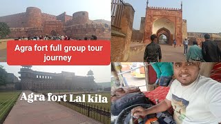 | Agra fort | Lal kila full group guide Sharma ji | enjoy vlogs full group tour journey |