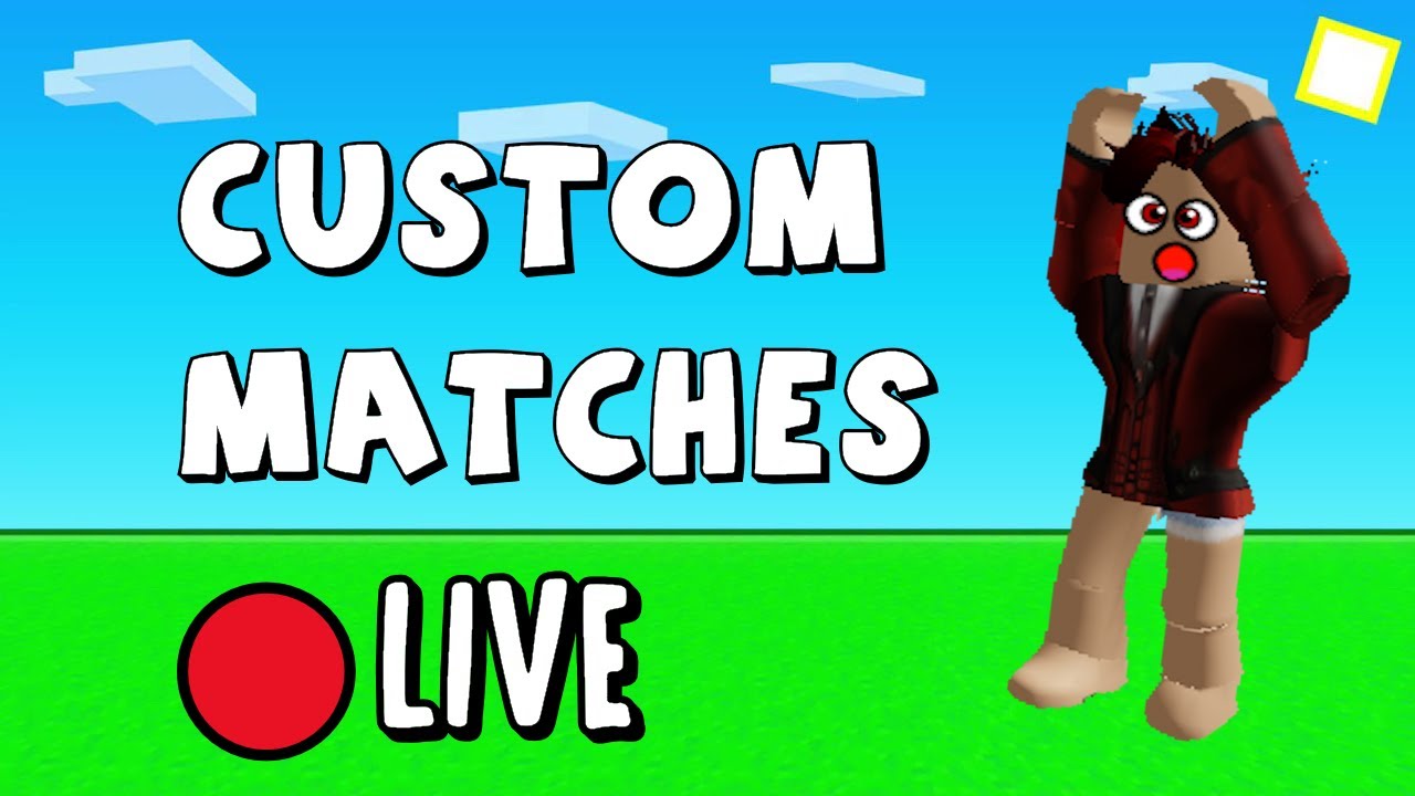 Roblox Bedwars Custom Matches Live Youtube