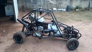 Testando o Kart cross 150 cc