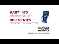 HART® 475 Walkthrough with 800 Series Pressure Transmitter