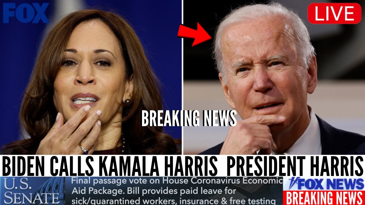 Joe Biden Calls Kamala Harris President Harris | Biden “President ...