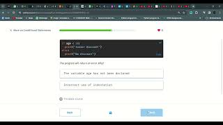 47 More on Conditional Statements | Python Developer | Sololearn