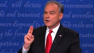 Kaine Struggles To Answer Question On Hacked Clinton Emails
