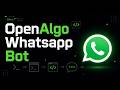 How to use OpenAlgo Whatsapp Bot