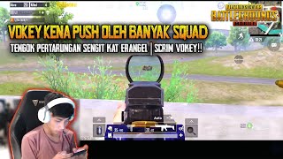 Vokey Kena Push Oleh Banyak Squad | Tengok Perjuangan Vokey | 3 Fingers No Gyro | PUBG MOBILE