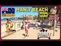 🙌 Serene Manly Beach🦘 Sydney 🇦🇺 (Most Famous Beach in Sydney!) 4K Walking Tour / 4K Beach Walk