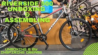 Unboxing BTWIN Riverside 500 | Riverside 500 | Riverside 500 hybrid bike | Decathlon | S 3 E 8