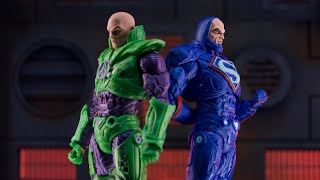 McFarlane Toys Double Review Power Suit Lex Luthor And Blue Power Suit Review