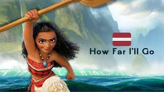 Moana - How Far I'll Go (Latvian) Lyrics Video