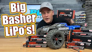 BIG RC Car Power! Spektrum Basher LiPo Batteries