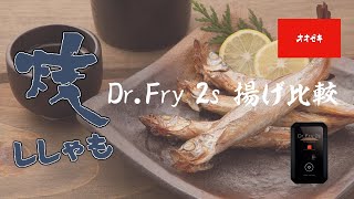 Dr.Fry 2sを使ってオオゼキ人気商品を揚げ比べ【焼ししゃも】