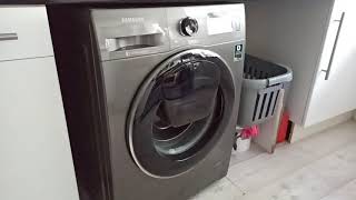 Samsung front load washing machines dancing to it's own beat