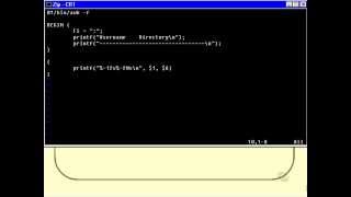 Unix Shell Scripting Text Processing Part 7